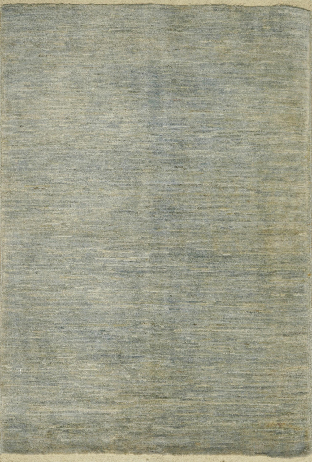 2x3 Ft Light Gray Gabbeh Rug - Afghan Wool Accent Rug