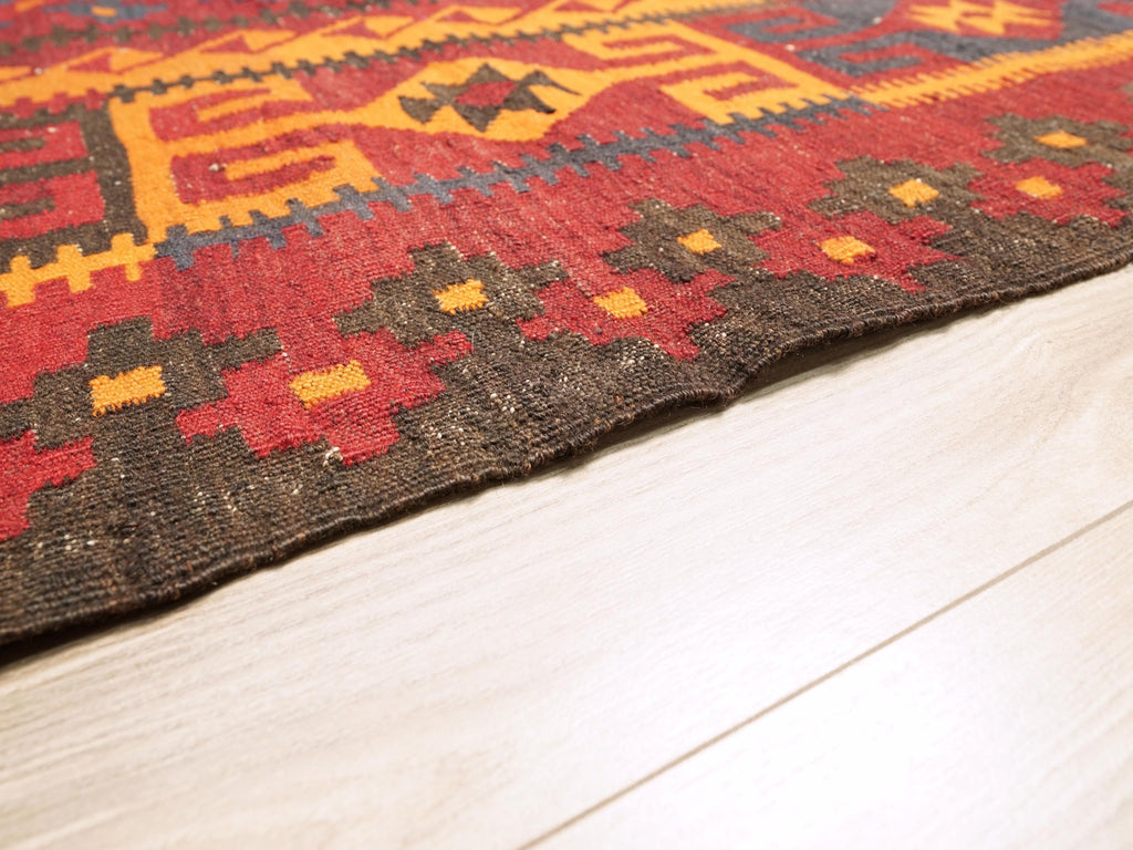 10x16 Ft Antique Red Kilim Rug - Afghan Tribal Rug
