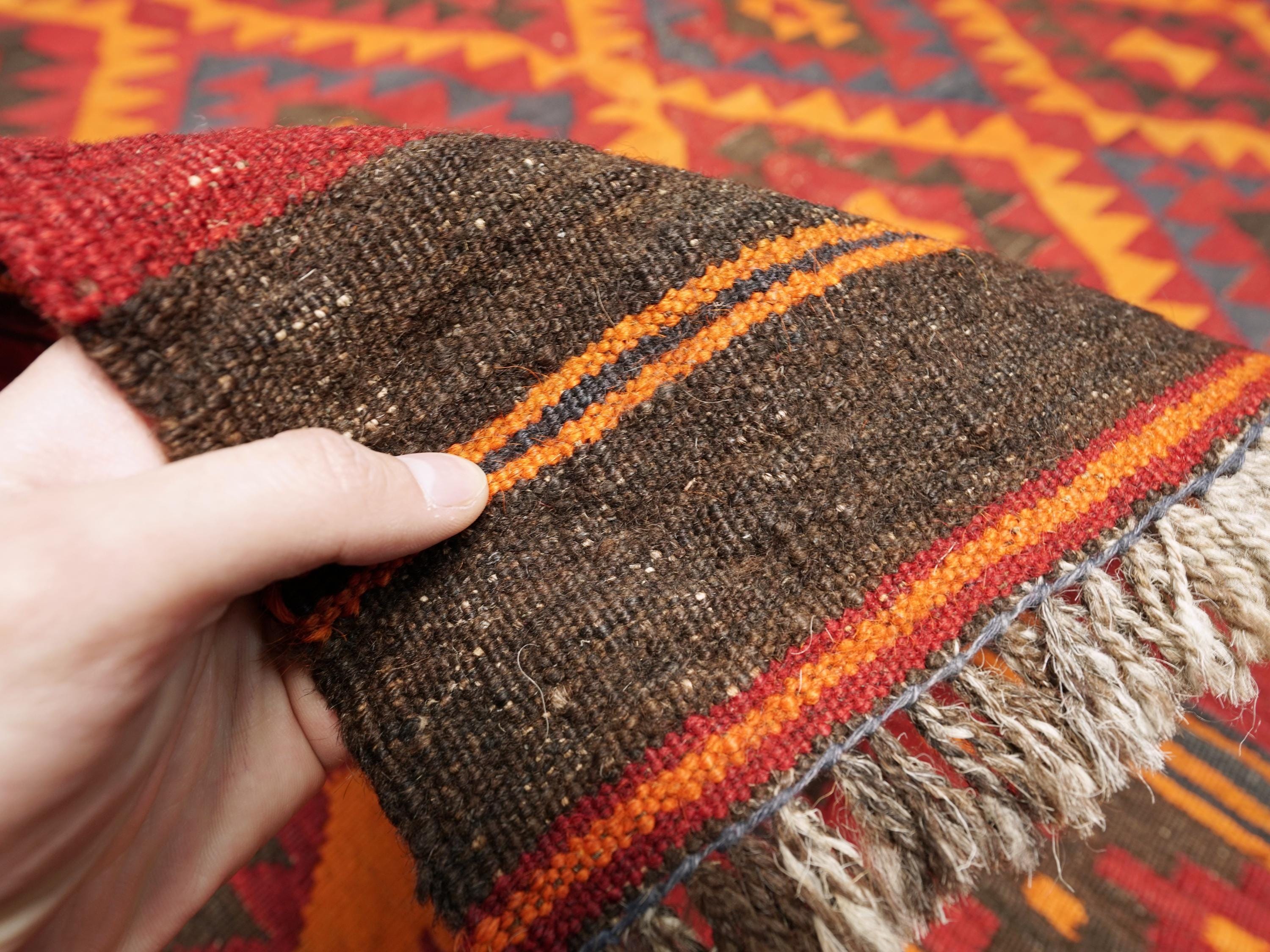 10x16 Ft Antique Red Kilim Rug - Afghan Tribal Rug