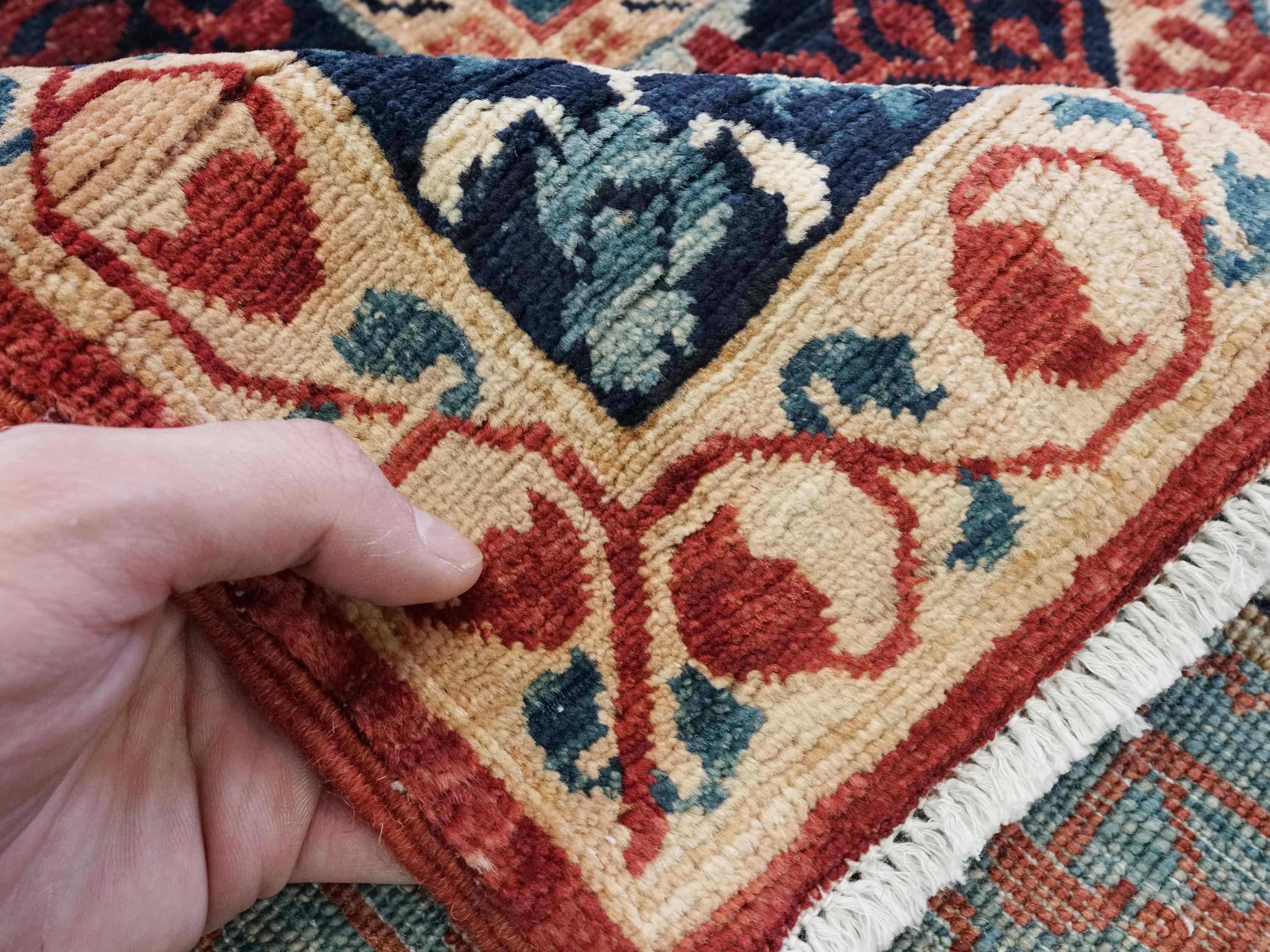 12x15 Ft Red Mamluk Rug - Handmade Afghan Oriental Rug - Oversize