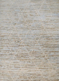 6x9 Ft Light Blue Moroccan Rug - Afghan Handmade Wool Rug