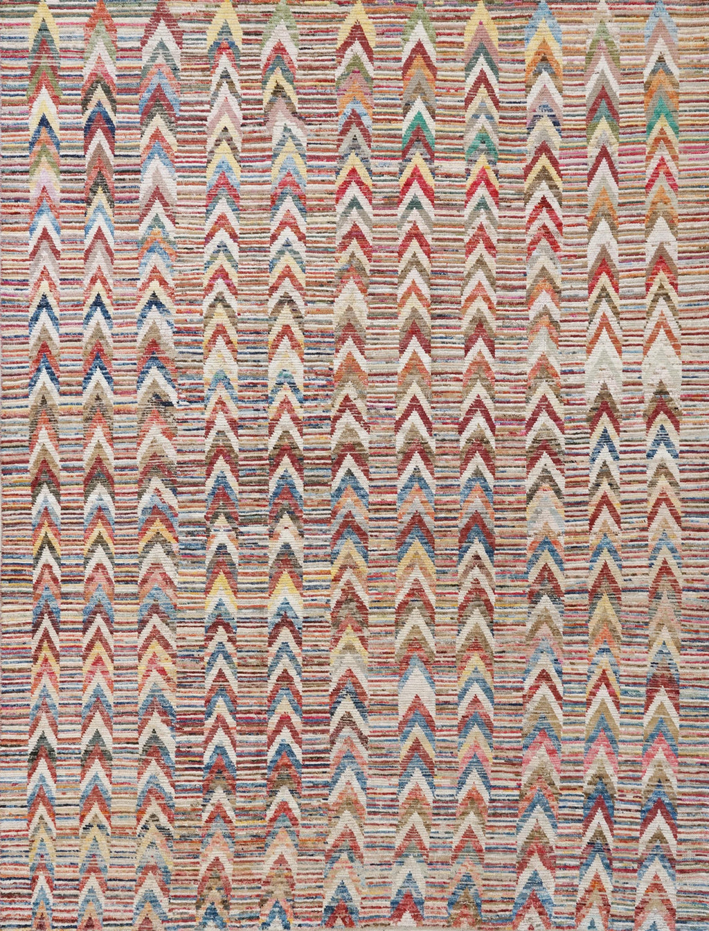 10x13 Ft Large Colorful Moroccan Rug - Afghan Wool Rug