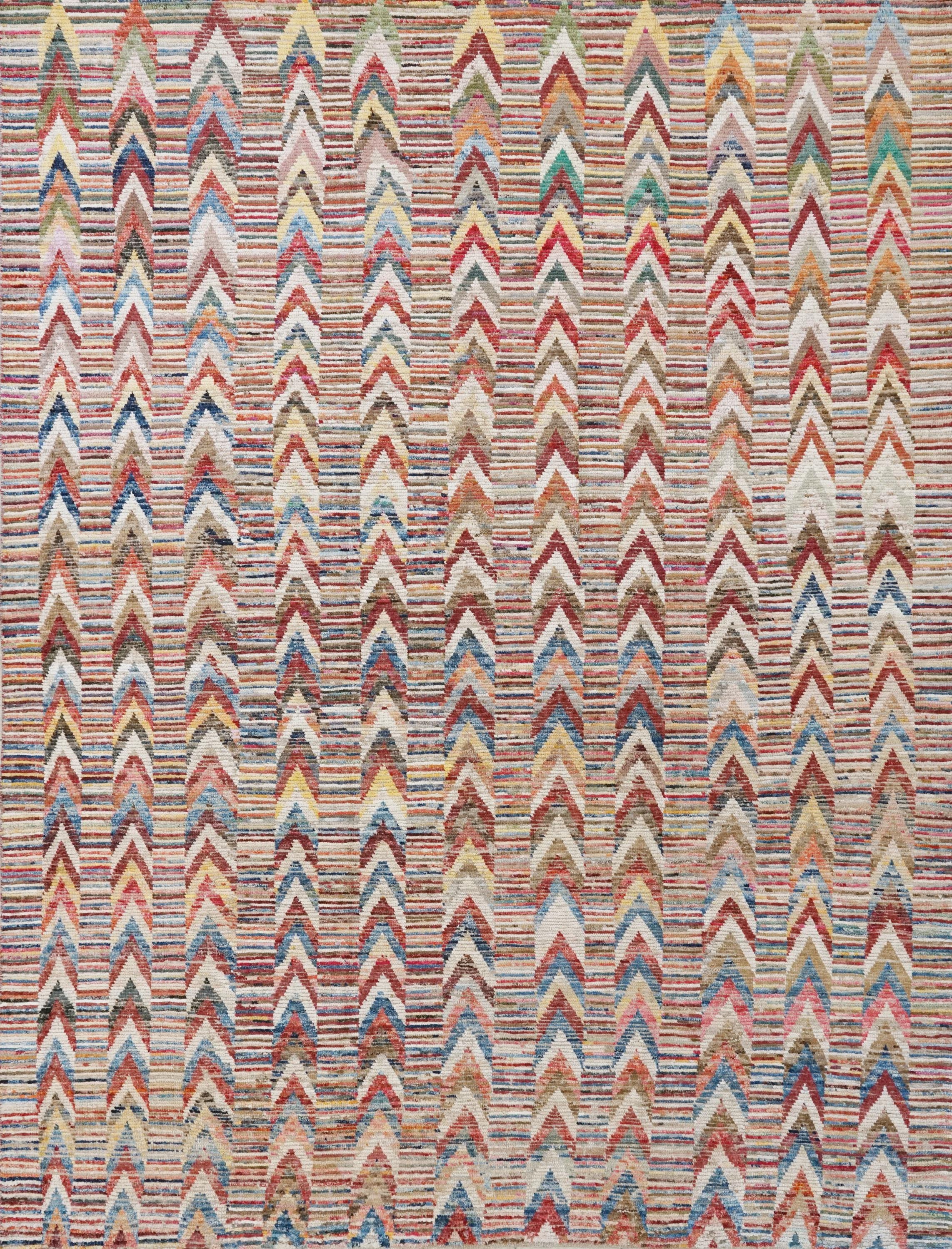 10x13 Ft Large Colorful Moroccan Rug - Afghan Wool Rug