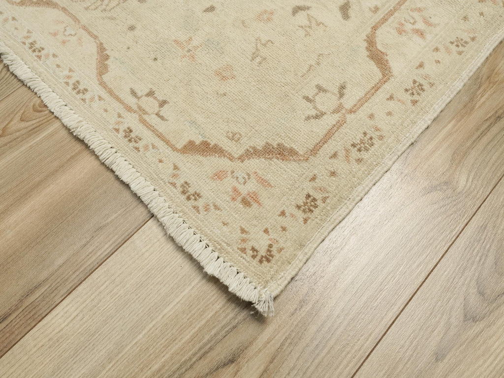 3x5 Ft Beige Bidjar Rug - Handmade Afghan Oriental Rug
