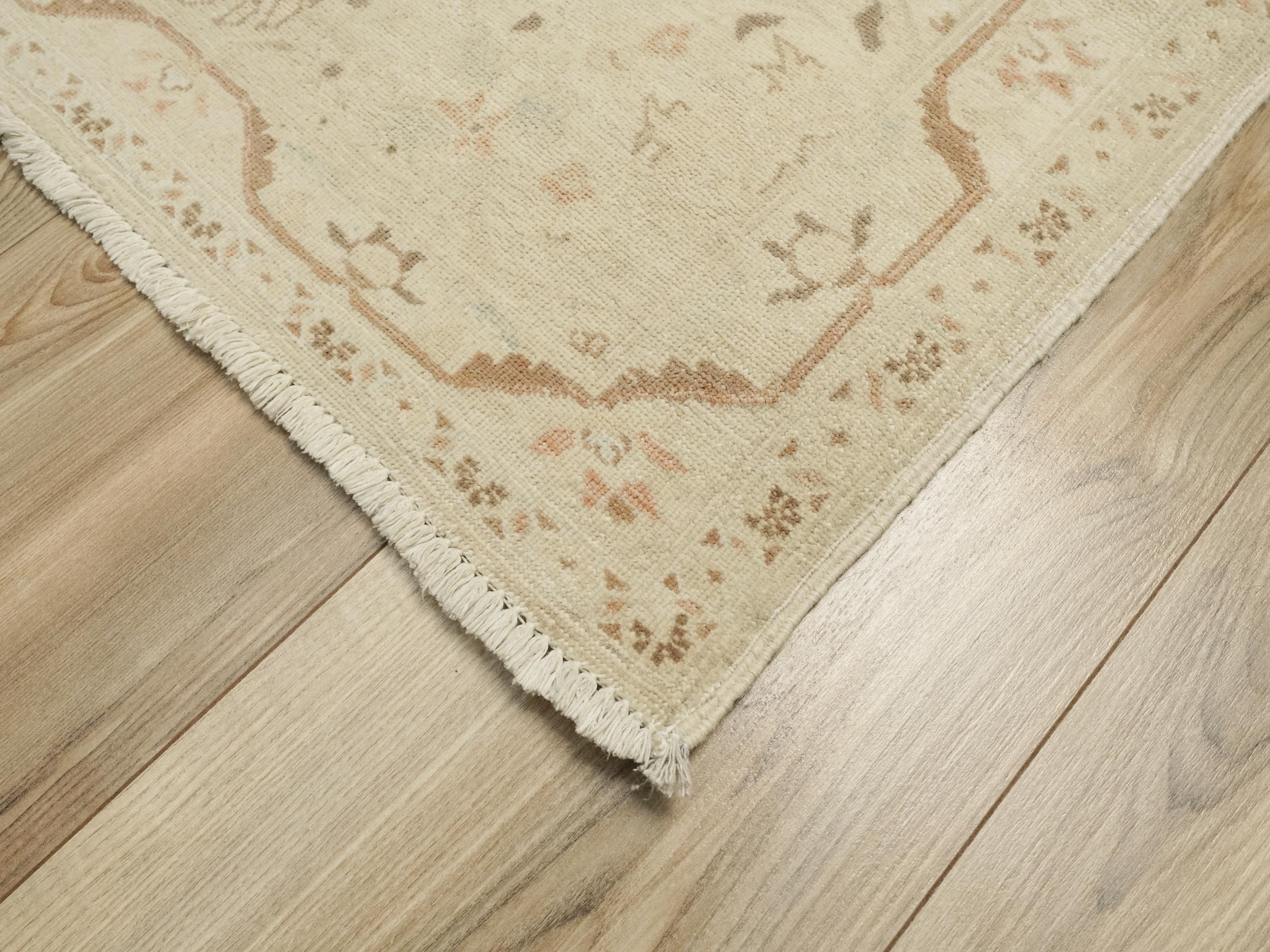 3x5 Ft Beige Bidjar Rug - Handmade Afghan Oriental Rug