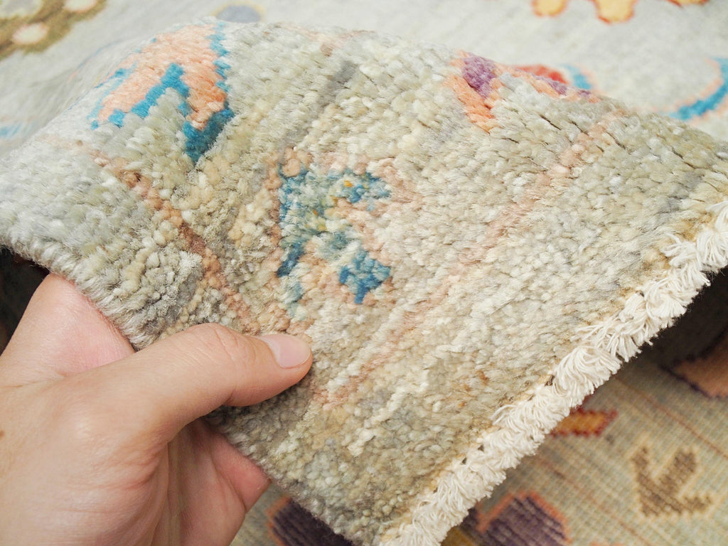 8x10 Ft Colorful Oushak Rug - Afghan Oriental Rug