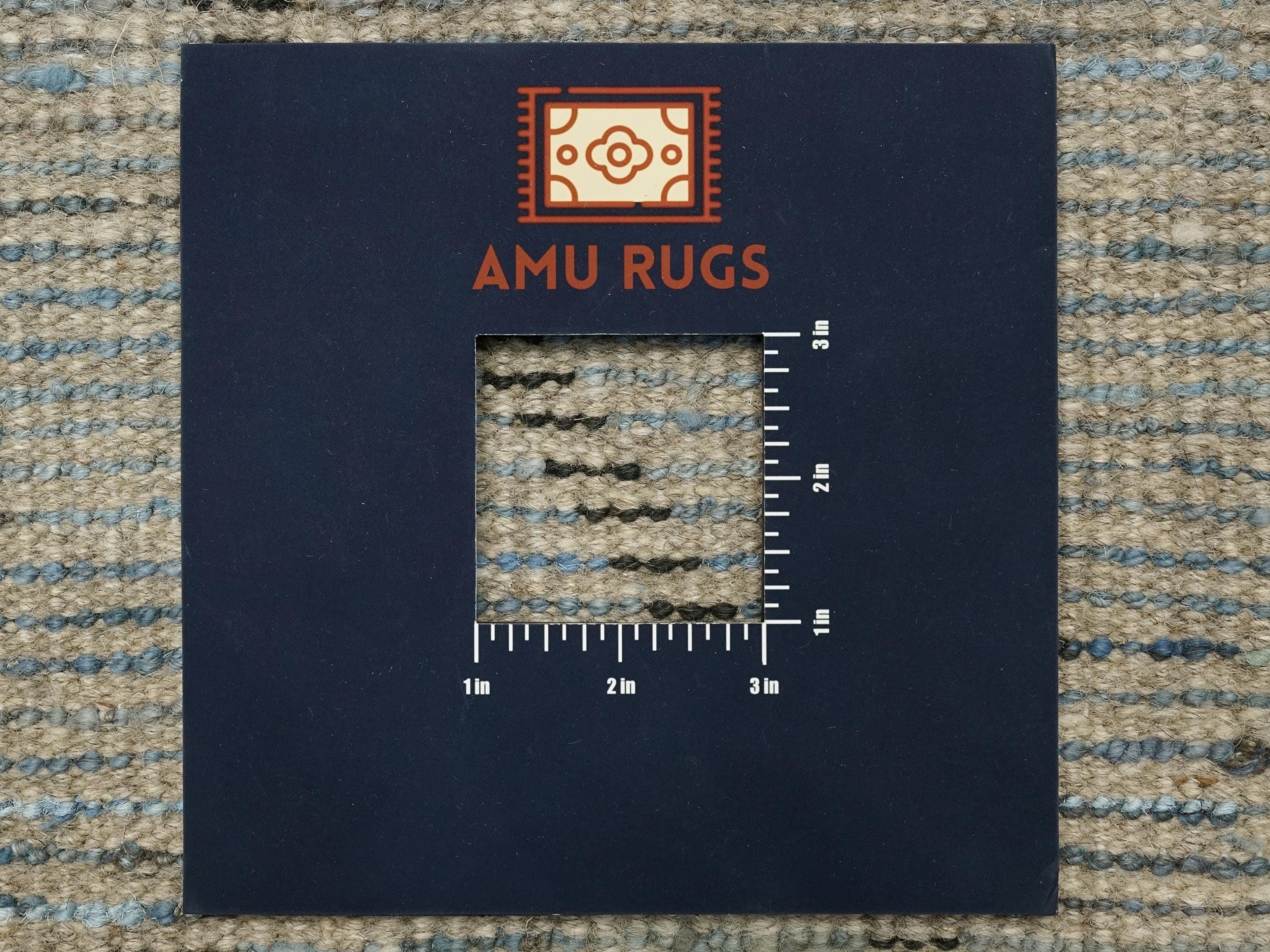 10 Ft Blue Moroccan Runner Rug - Afghan Handmade Wool Hallway Rug