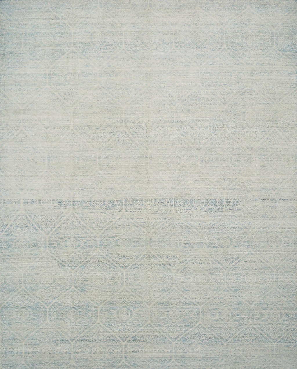 10x14 Ft Light Blue Gabbeh Rug - Hand Knotted Oriental Wool Rug