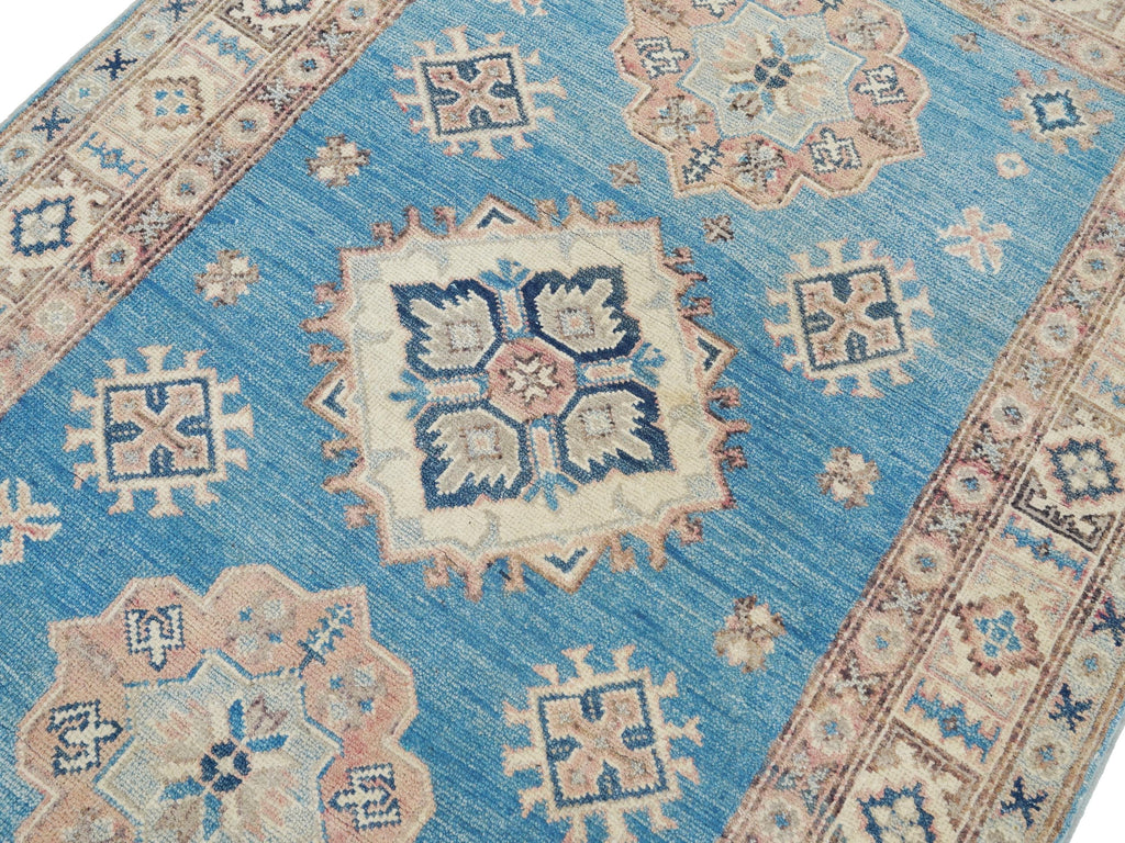 3x5 Ft Blue Serapi Rug - Oriental Wool Antique Rug - Persian Design