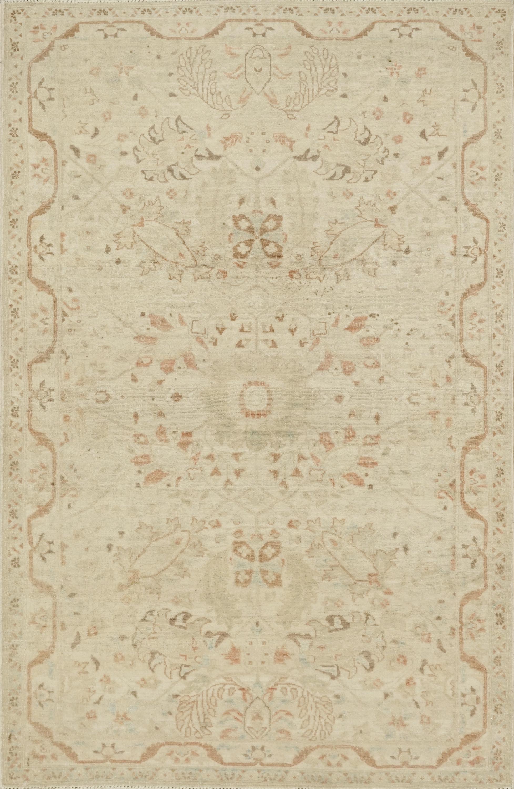 3x5 Ft Beige Bidjar Rug - Handmade Afghan Oriental Rug