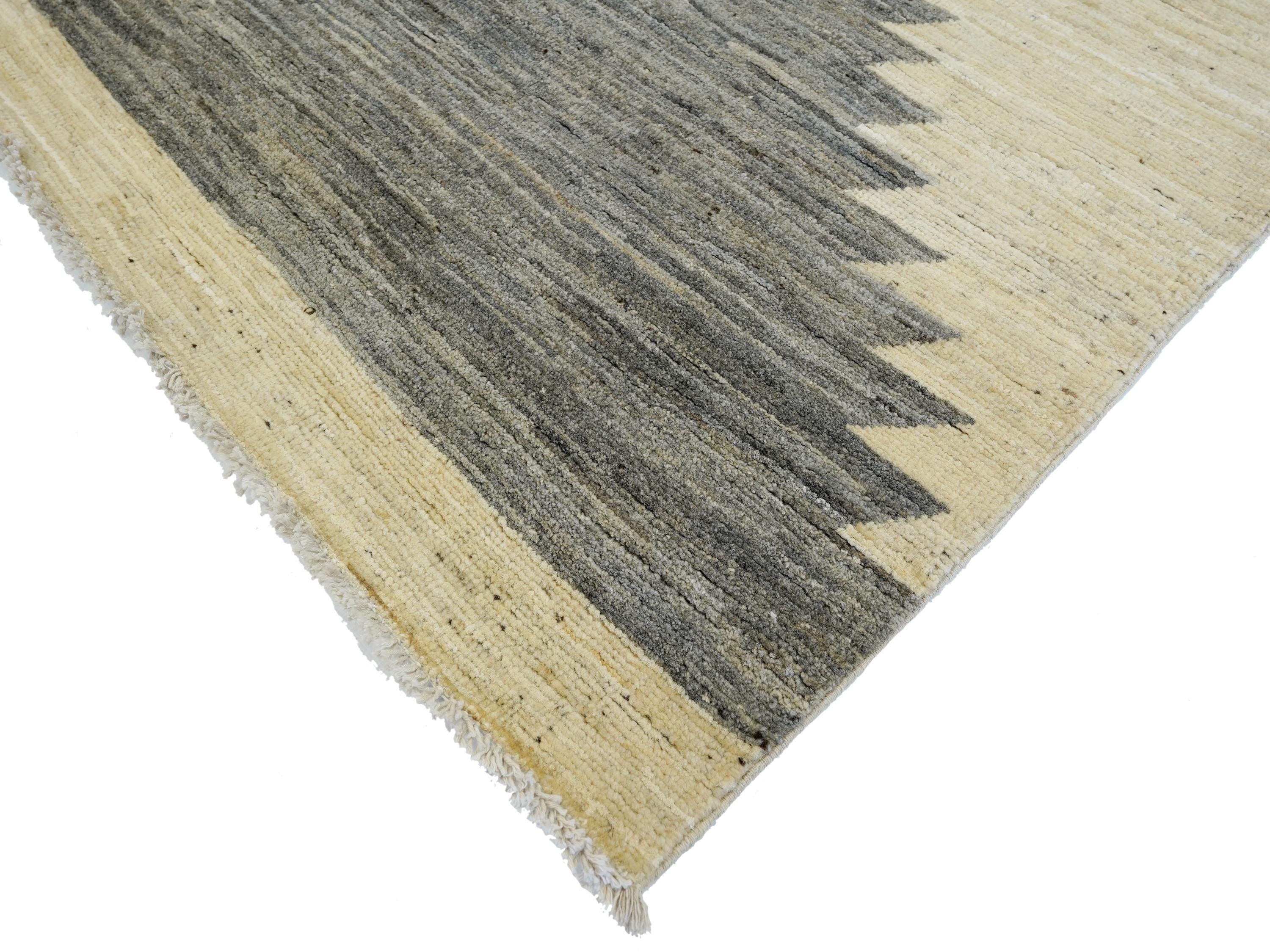 10x14 Ft Light Blue Gabbeh Rug - Hand Knotted Oriental Wool Rug