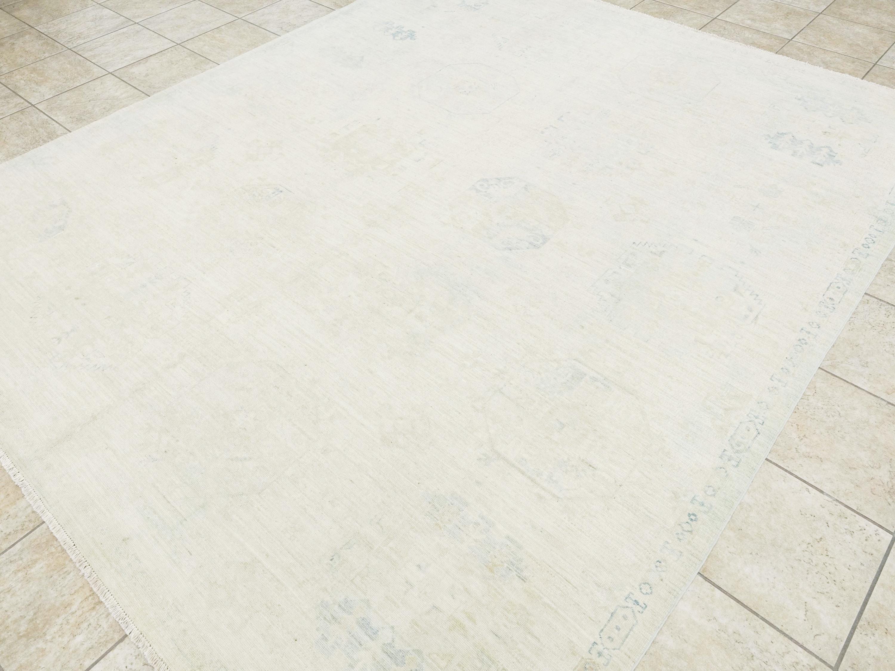 8x10 Ft Ersari Rug - Ghazni Wool - Afghan Hand Knotted Rug