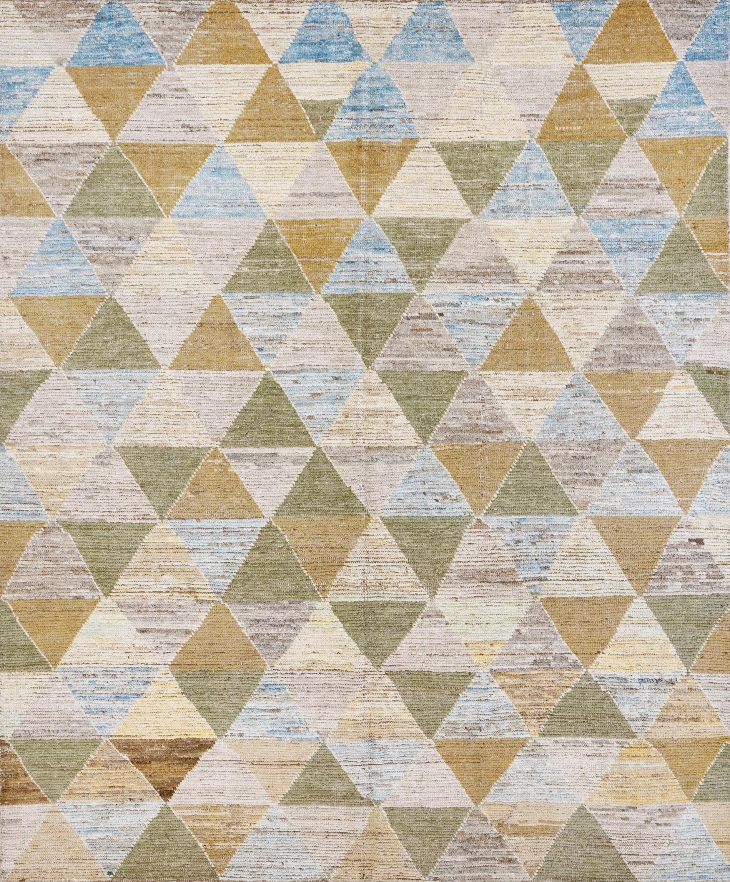 8x10 Ft Afghan Moroccan Rug - Handmade Wool Rug