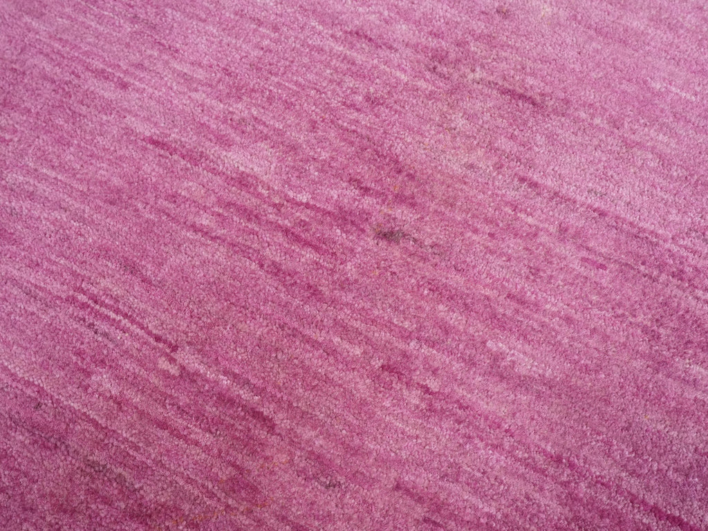 2x3 Ft Hand Knotted Purple Gabbeh Rug - Afghan Wool Doormat
