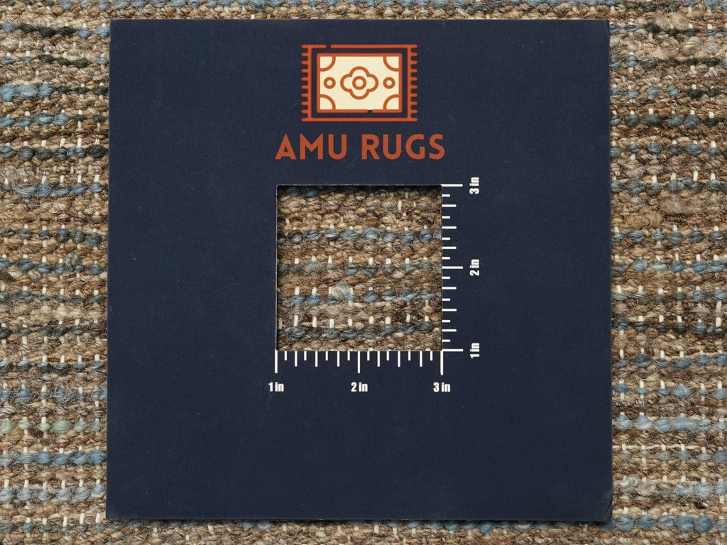 10 Ft Blue Moroccan Runner Rug - Afghan Handmade Wool Rug