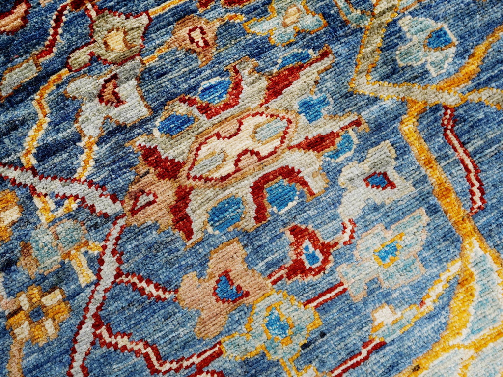 8x10 Ft Blue Bidjar Rug - Hand Knotted Wool Oriental Rug