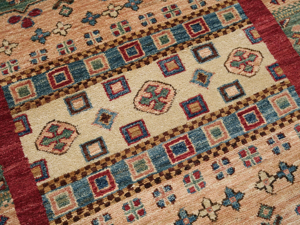 3x5 Ft Gabbeh Rug - Hand Knotted Tribal Area Rug