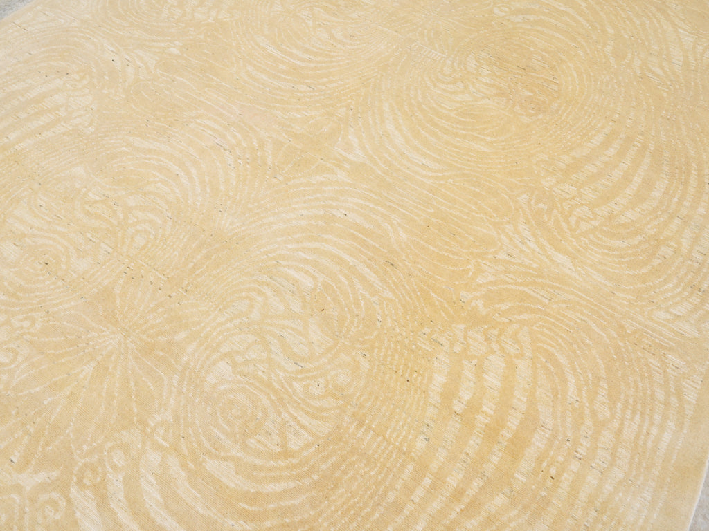 8x10 Ft Beige Gabbeh Rug - Large Neutral Tone-on-Tone Area Rug - Modern Subtle Pattern