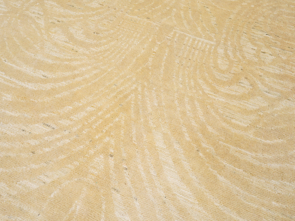 8x10 Ft Beige Gabbeh Rug - Large Neutral Tone-on-Tone Area Rug - Modern Subtle Pattern
