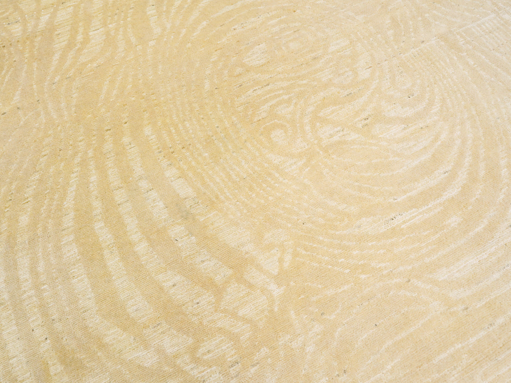 8x10 Ft Beige Gabbeh Rug - Large Neutral Tone-on-Tone Area Rug - Modern Subtle Pattern