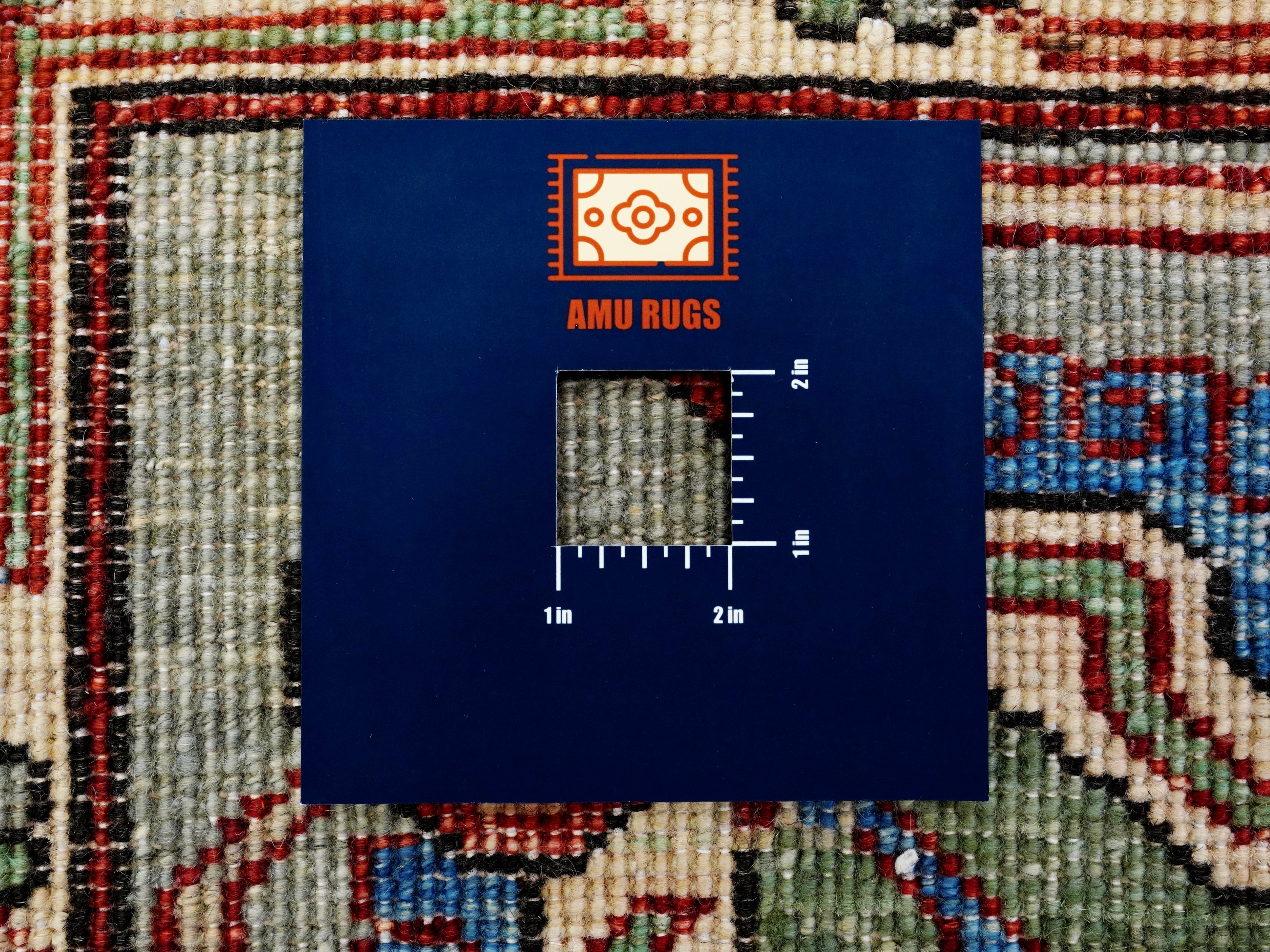 9x12 Green Serapi Rug – Traditional Living Room Rug - Floral Design