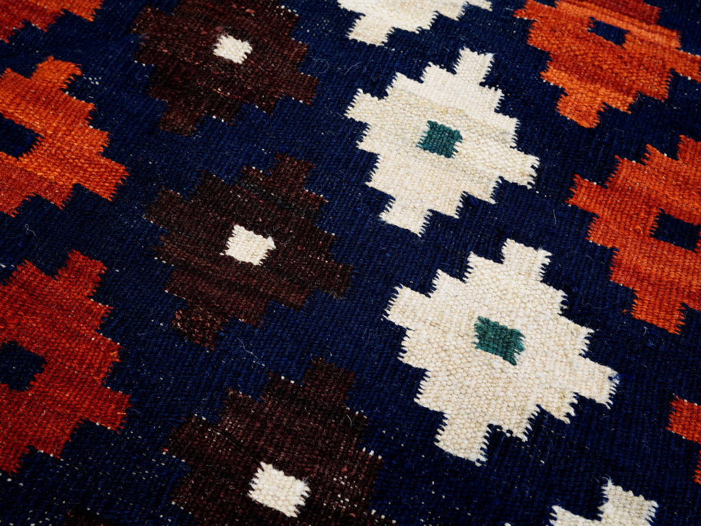 6x8 Ft Colorful Kilim Rug - Afghan Tribal Flat Weave