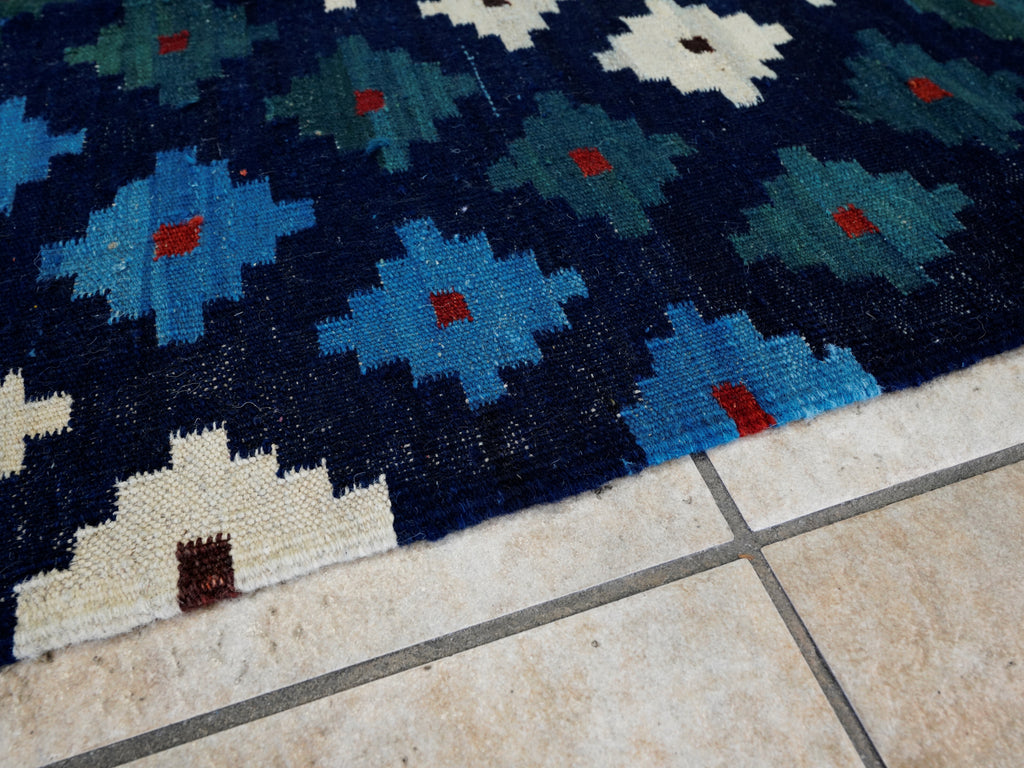 6x8 Ft Colorful Kilim Rug - Afghan Tribal Flat Weave