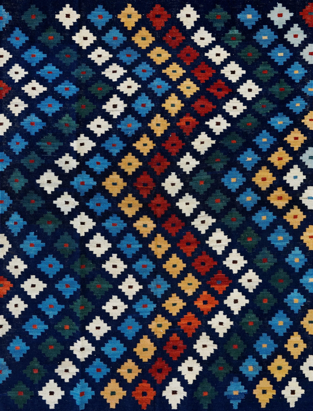 6x8 Ft Colorful Kilim Rug - Afghan Tribal Flat Weave
