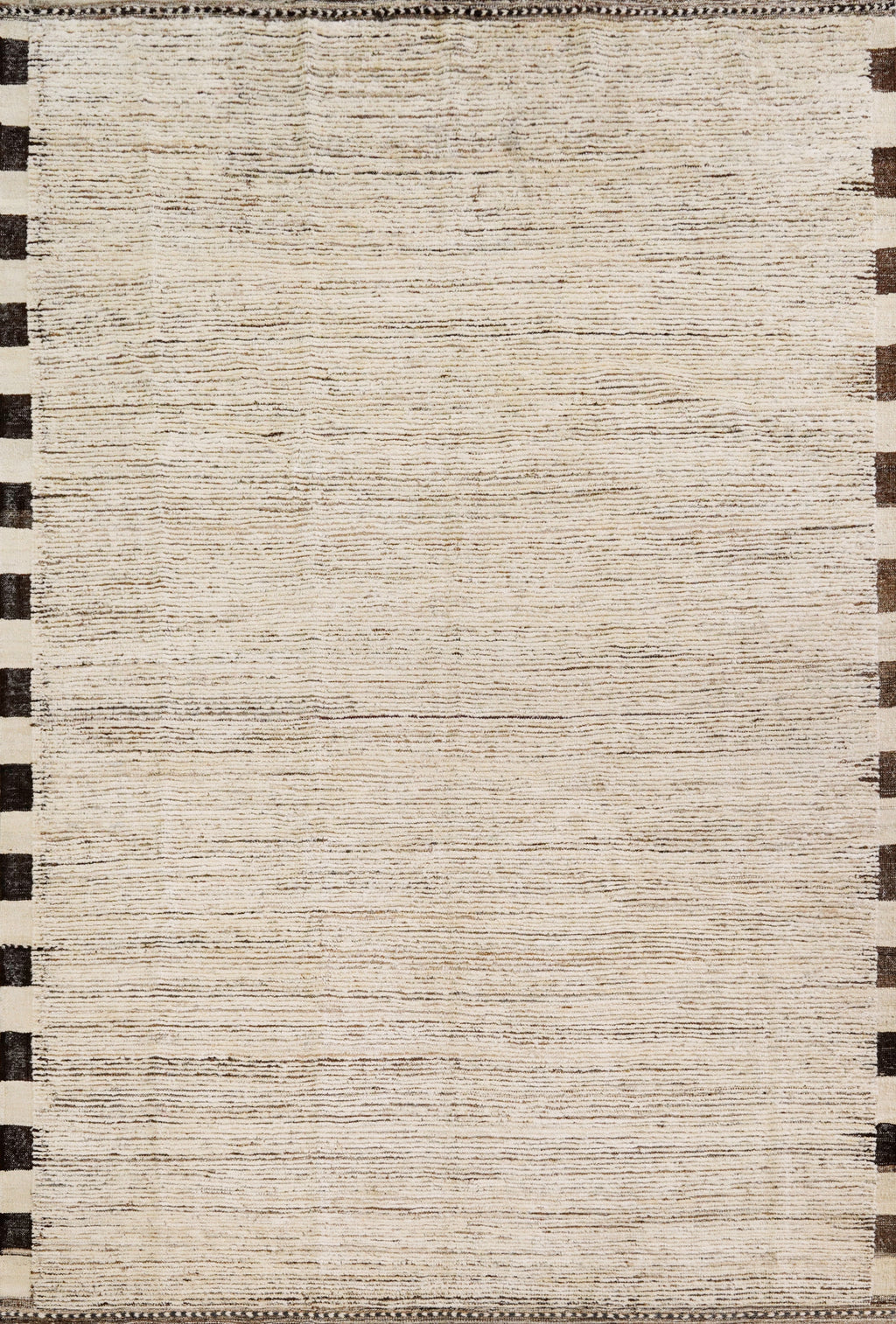 6x9 Ft Plain Beige Moroccan Rug - Afghan Wool Rug