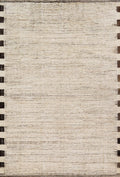 6x9 Ft Plain Beige Moroccan Rug - Afghan Wool Rug
