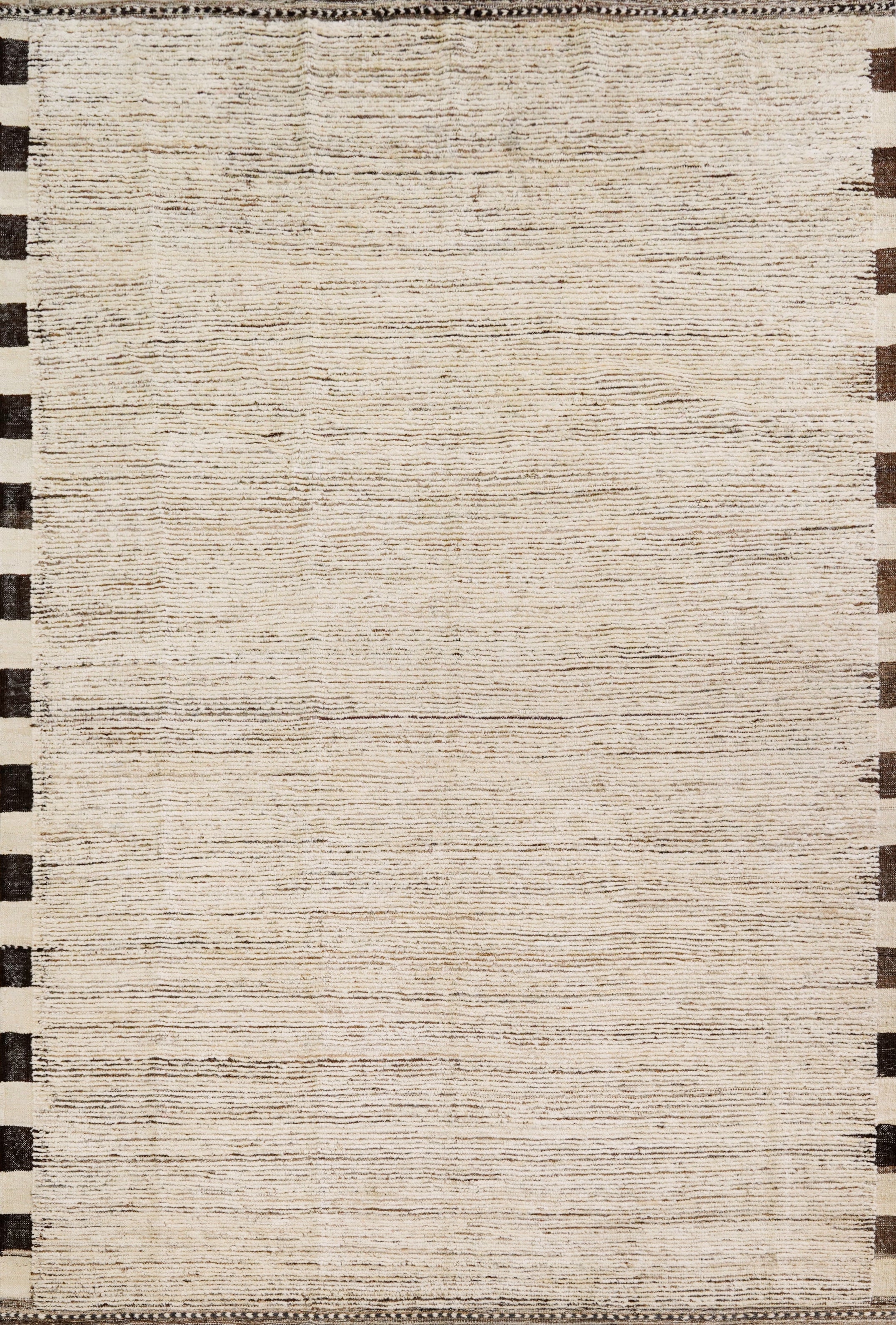 6x9 Ft Plain Beige Moroccan Rug - Afghan Wool Rug