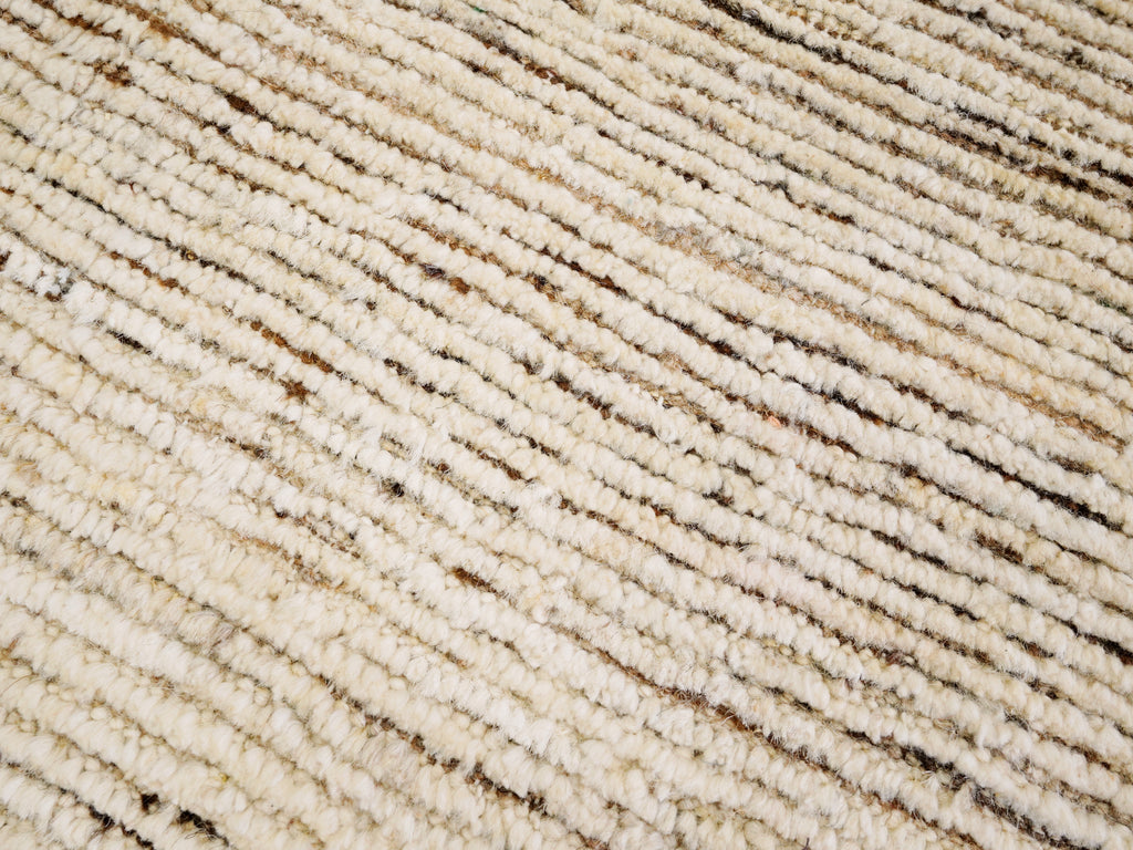 6x9 Ft Plain Beige Moroccan Rug - Afghan Wool Rug