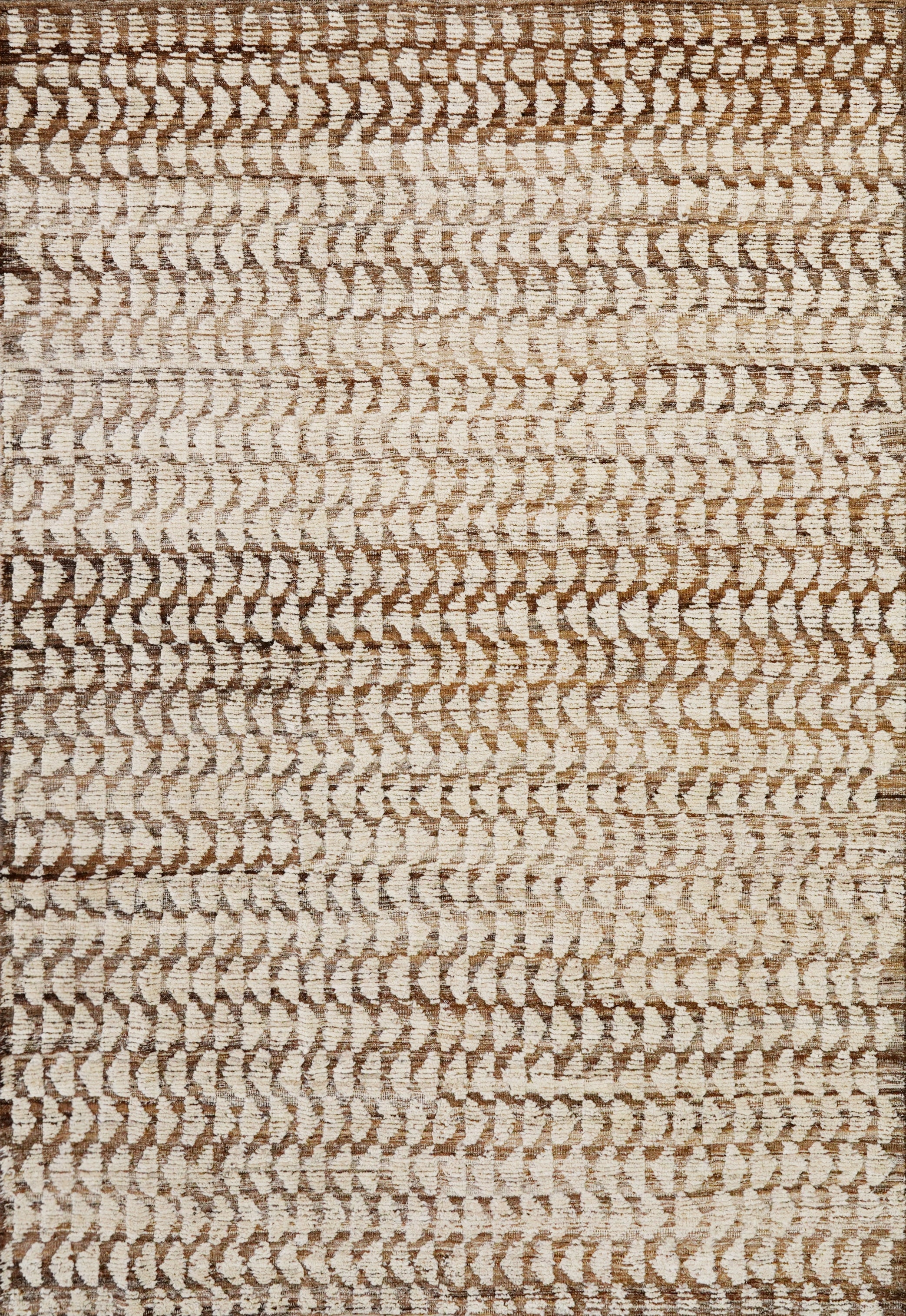 6x9 Ft Beige Moroccan Rug - Afghan Wool Rug