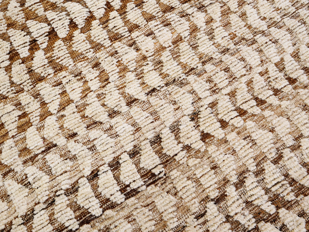 6x9 Ft Beige Moroccan Rug - Afghan Wool Rug
