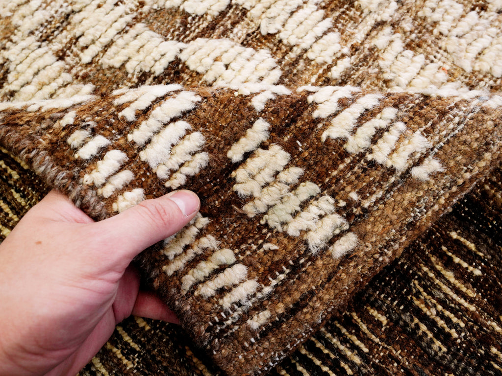 6x9 Ft Beige Moroccan Rug - Afghan Wool Rug