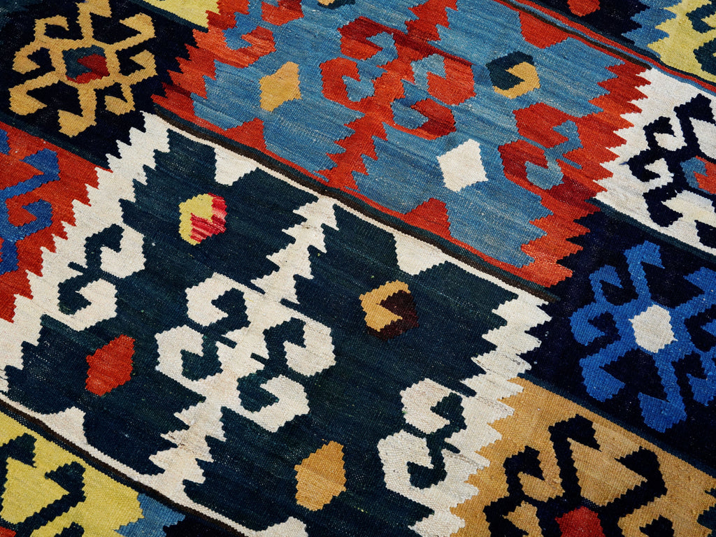 5x7 Ft Kilim Rug - Handwoven Afghan Flat Weave