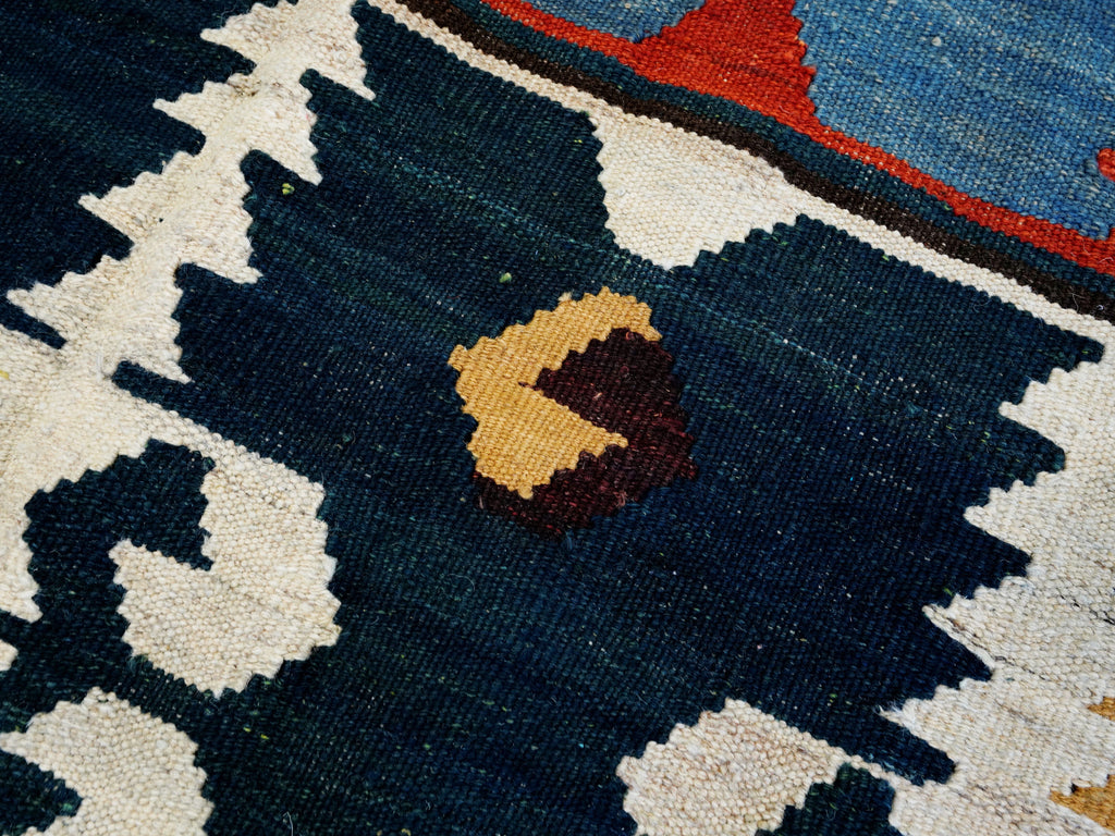 5x7 Ft Kilim Rug - Handwoven Afghan Flat Weave
