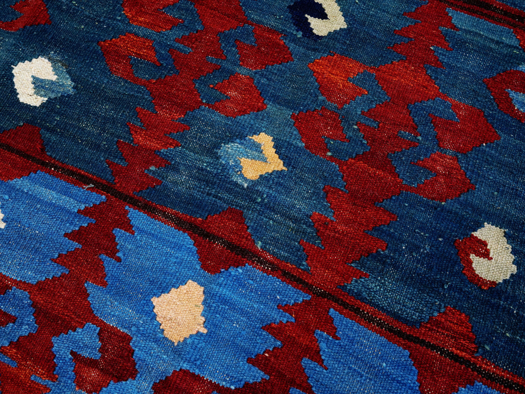 5x7 Ft Multicolor Kilim Rug - Handwoven Afghan Rug