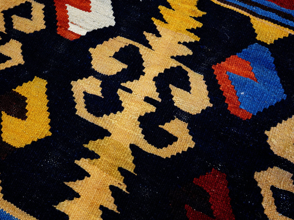 5x7 Ft Multicolor Kilim Rug - Handwoven Afghan Flat Weave
