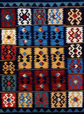 5x7 Ft Colorful Kilim Rug - Handwoven Afghan Flat Weave