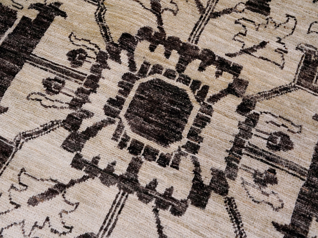 8x10 Ft Beige Bidjar Rug - Hand Knotted Oriental Rug