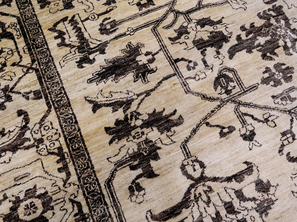 8x10 Ft Beige Bidjar Rug - Hand Knotted Oriental Rug