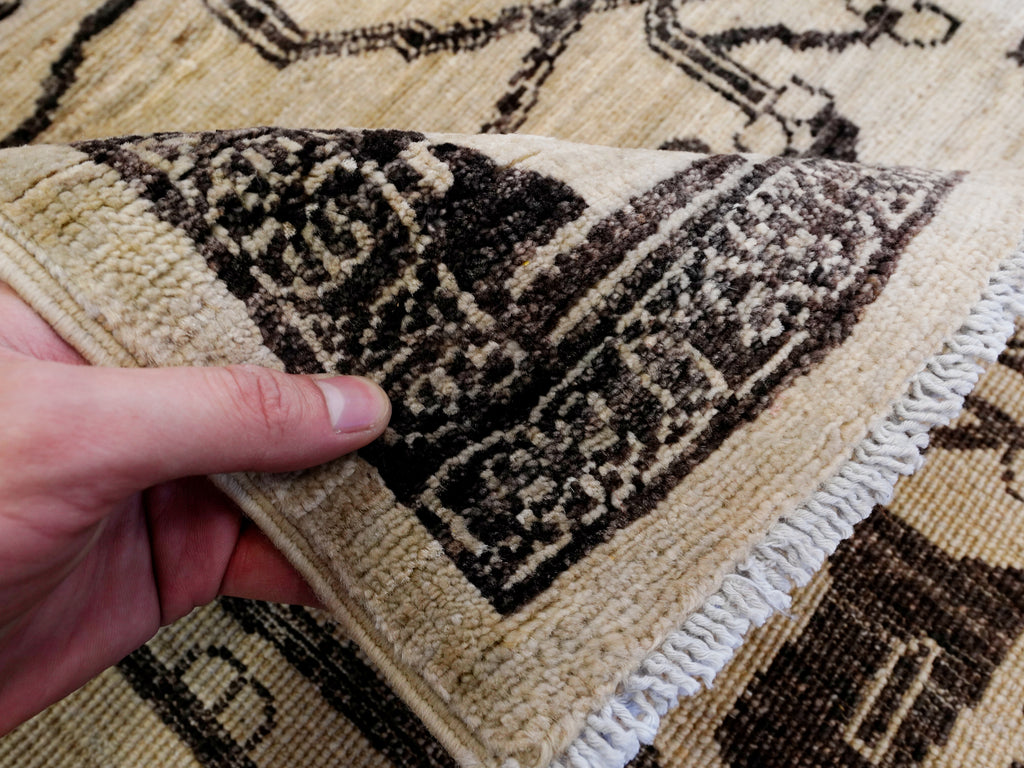 8x10 Ft Beige Bidjar Rug - Hand Knotted Oriental Rug