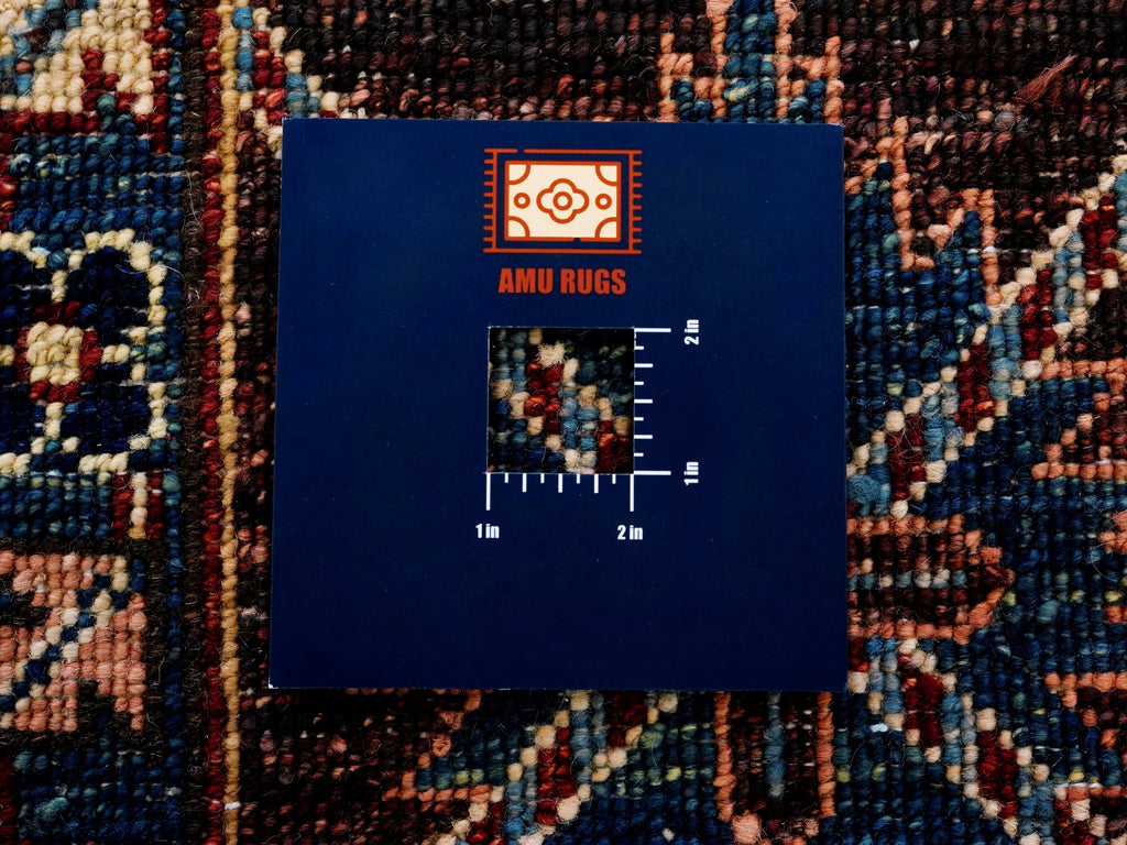 9x12 Ft Blue Kazak Rug - Hand Knotted Traditional Rug