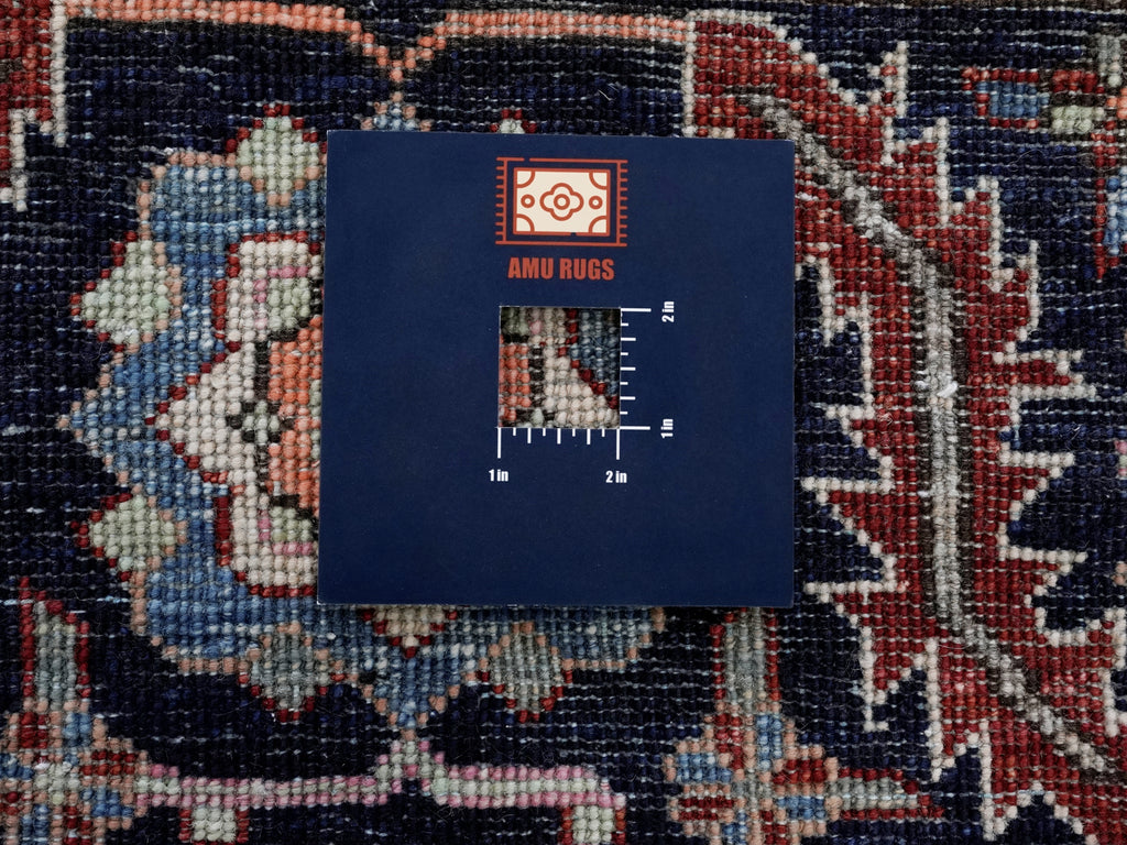 8x11 Ft Green Afghan Rug - Hand Knotted Area Rug