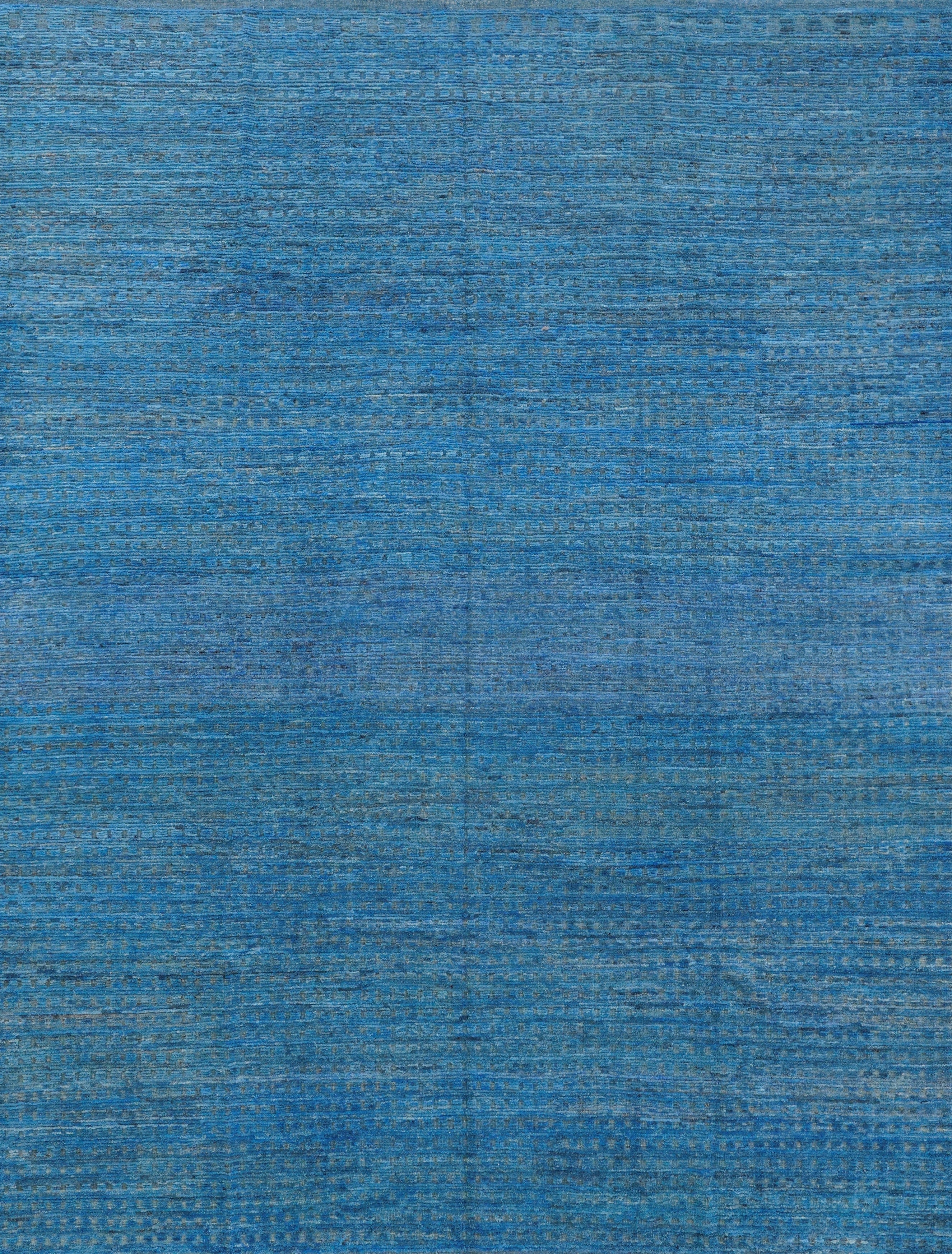 10x14 Ft Blue Moroccan Rug - Contemporary Area Rug