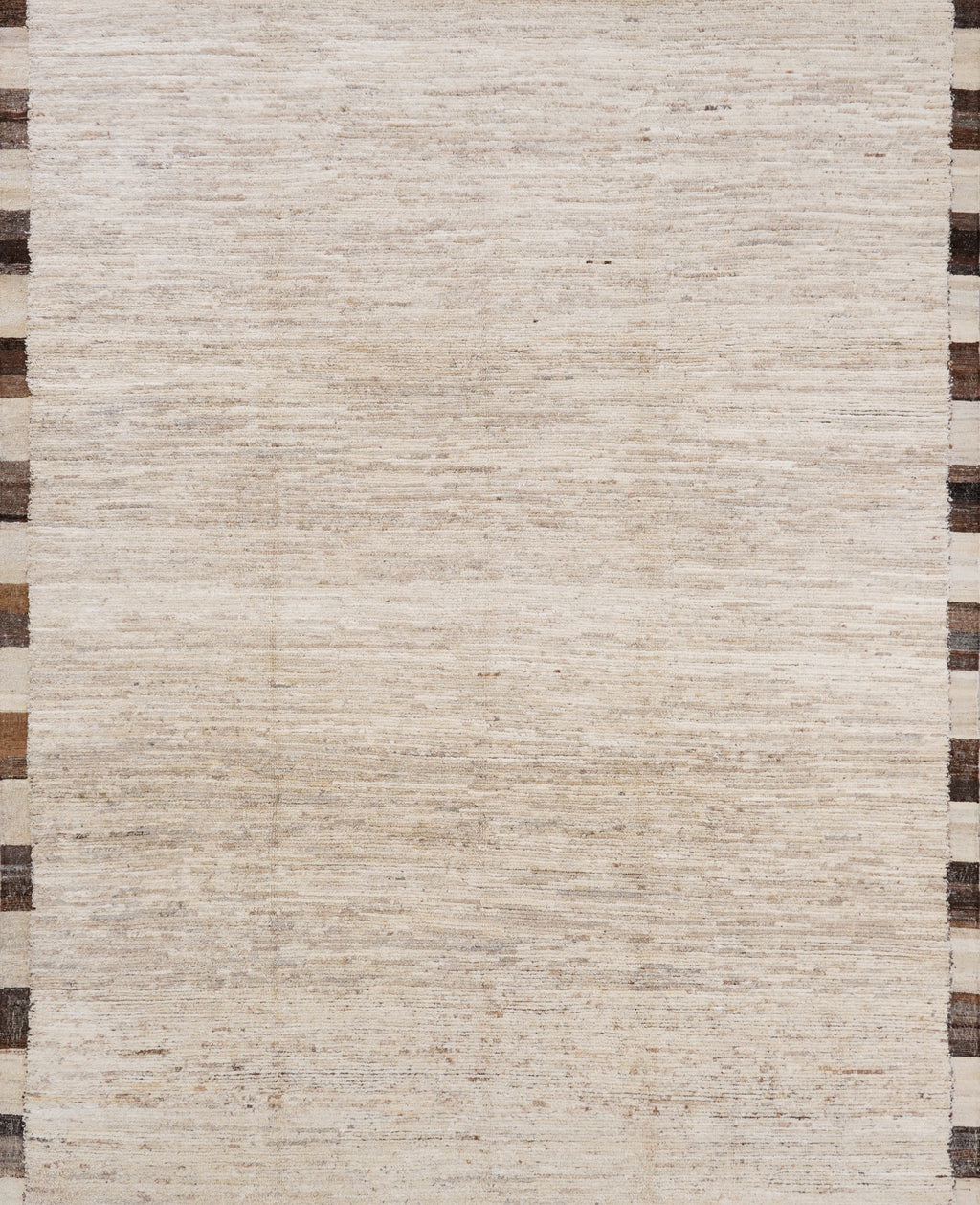 9x12 Ft Beige Moroccan Rug - Hand Knotted Wool Area Rug