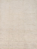 9x12 Ft Beige Moroccan Rug - Hand Knotted Wool Area Rug
