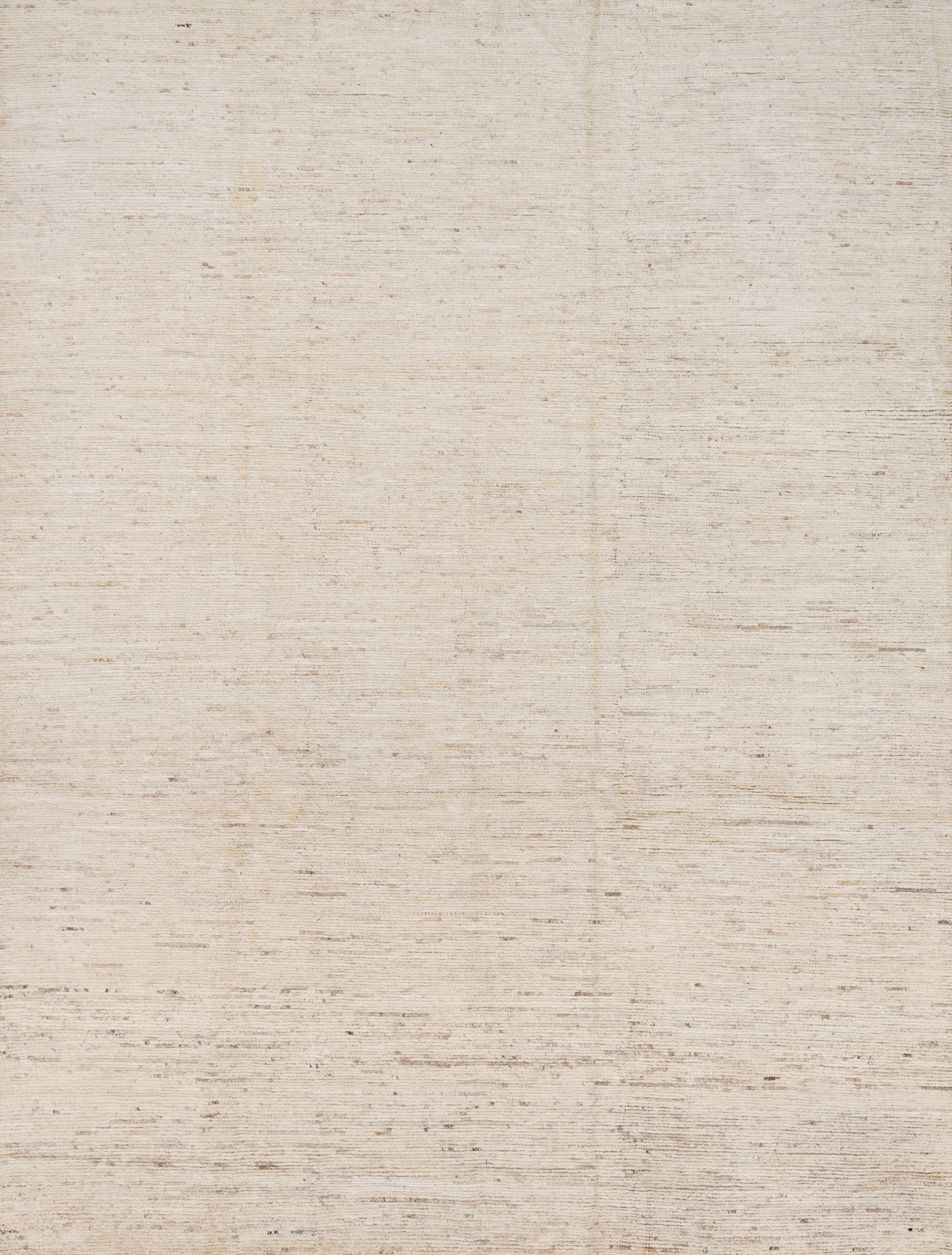 9x12 Ft Beige Moroccan Rug - Hand Knotted Wool Area Rug