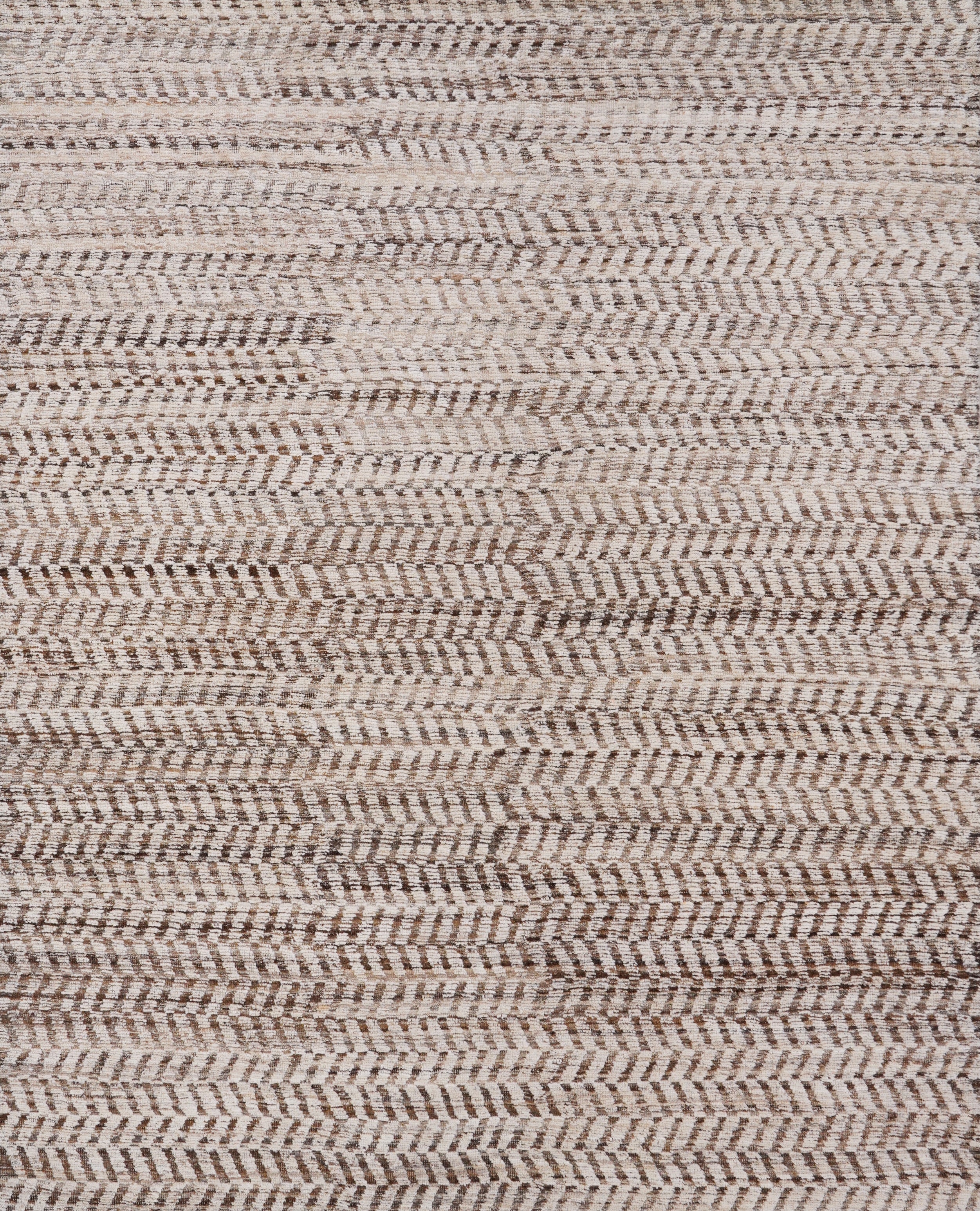 9x12 Ft Beige Moroccan Rug - Hand Knotted Wool Area Rug